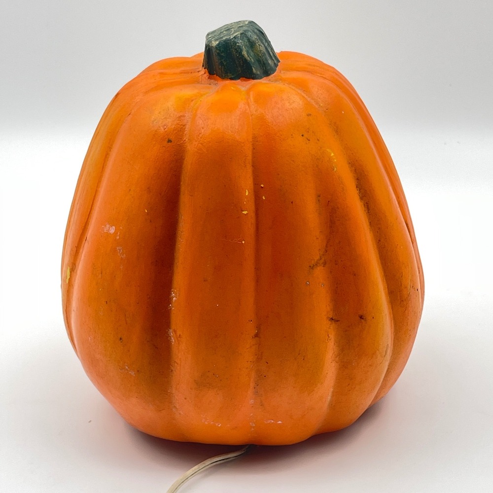 Vintage 1998 Paper Magic Group Halloween Jack O Lantern Blow Mold Light Up 9.5in - Picture 3 of 6